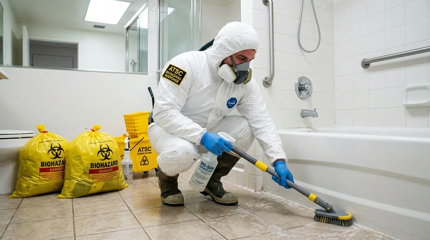 Decontamination equipment deployed for Blood Cleanup in Grass Valley